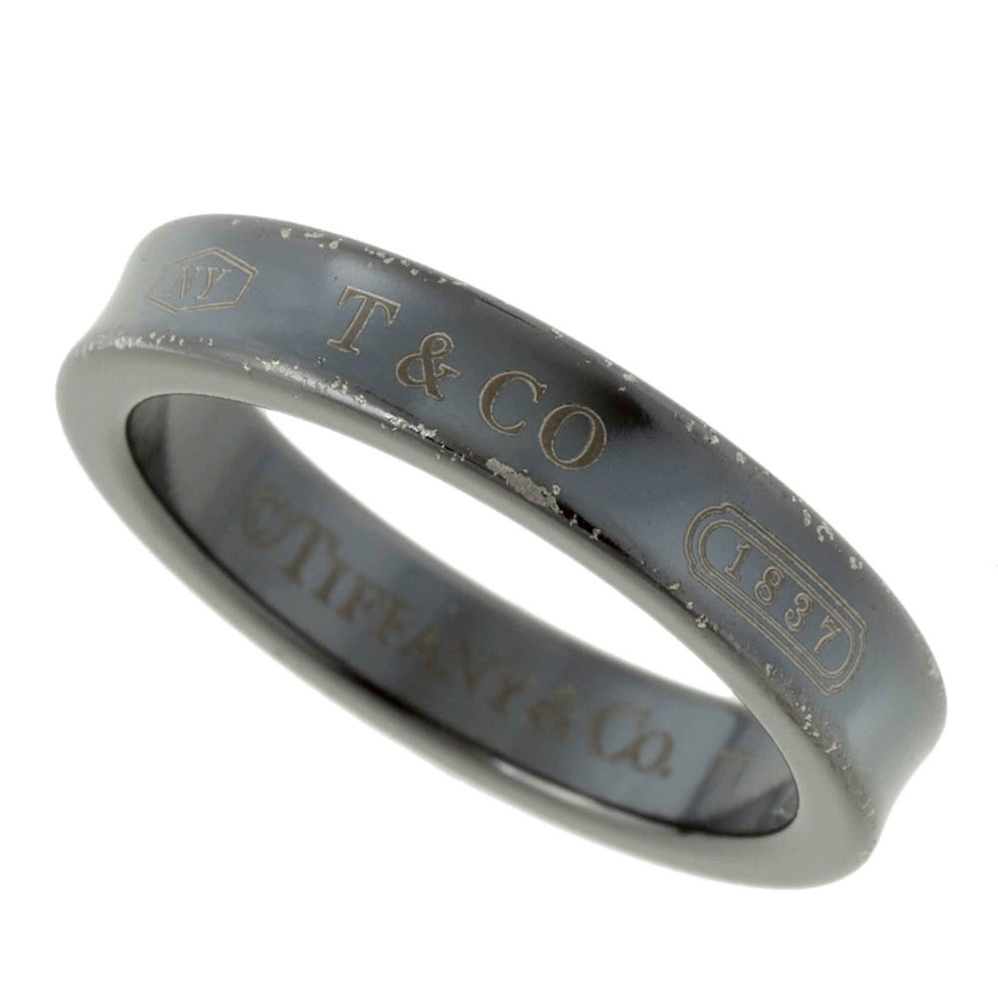 Tiffany & Co. 1837 Ring Titanium Black No. 13.5